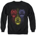 thumbnail image 1 of Power Rangers - Red Yellow Blue - Crewneck Sweatshirt - XX-Large, 1 of 2