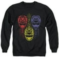 thumbnail image 1 of Power Rangers - Red Yellow Blue - Crewneck Sweatshirt - XXX-Large, 1 of 2