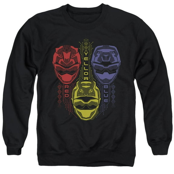 Power Rangers - Red Yellow Blue - Crewneck Sweatshirt - XXX-Large