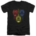 thumbnail image 1 of Power Rangers - Red Yellow Blue - Slim Fit V Neck Shirt - Large, 1 of 2