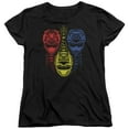 thumbnail image 1 of Power Rangers - Red Yellow Blue - Women's Short Sleeve Shirt - Small, 1 of 2