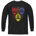 thumbnail image 1 of Power Rangers - Red Yellow Blue - Youth Long Sleeve Shirt - Small, 1 of 2