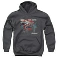 thumbnail image 1 of Power Rangers - Red Zord - Youth Hooded Sweatshirt - Large, 1 of 2