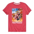 thumbnail image 1 of Power Rangers - Retro Comic Cover - Boy's Short Sleeve Tee, 1 of 4