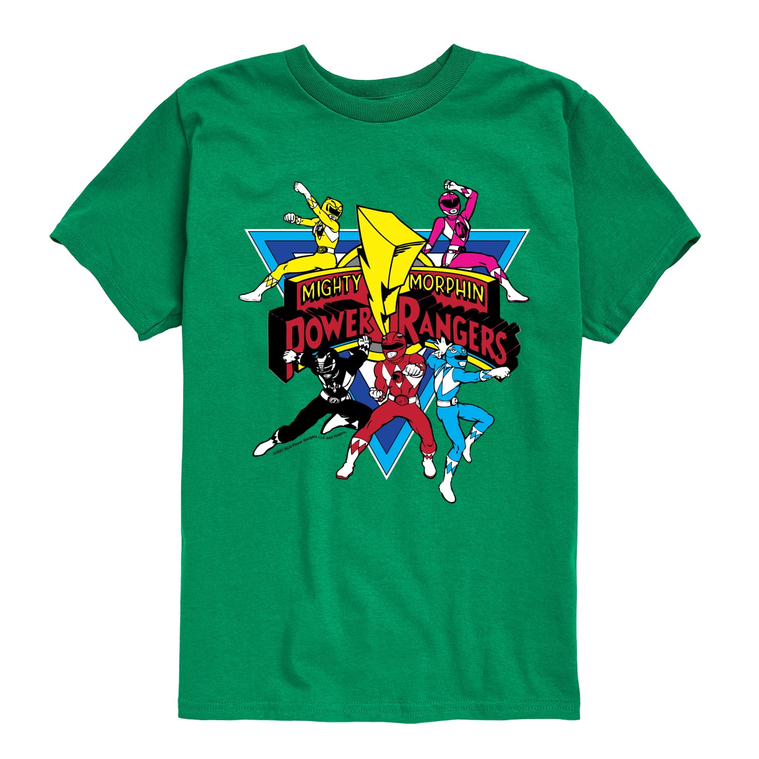 Power Rangers - Retro Rangers Comic - Boy's Short Sleeve Tee - Walmart.com