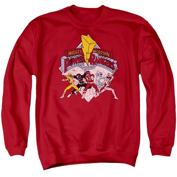 Power Rangers - Retro Rangers - Crewneck Sweatshirt - Small