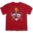 thumbnail image 1 of Power Rangers - Retro Rangers - Youth Short Sleeve Shirt - Large, 1 of 2