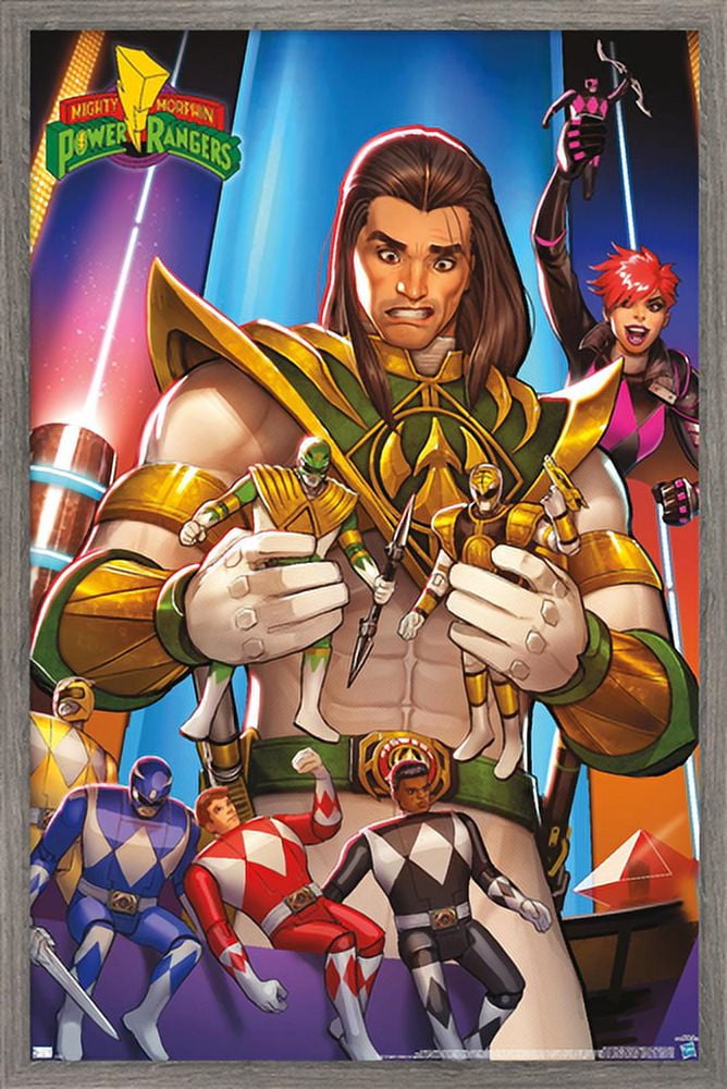 Power Rangers - Retro Wall Poster, 14.725