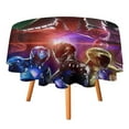 thumbnail image 1 of Power Rangers Round Tablecloth Print Decorative Table Cover Washable Table Cloths for Dining Party Picnic 36x36in, 1 of 8
