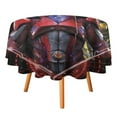 thumbnail image 1 of Power Rangers Round Tablecloth Print Decorative Table Cover Washable Table Cloths for Dining Party Picnic 50x50in, 1 of 8