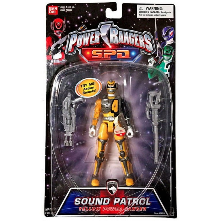 Power Rangers Spd Sound Patrol Yellow