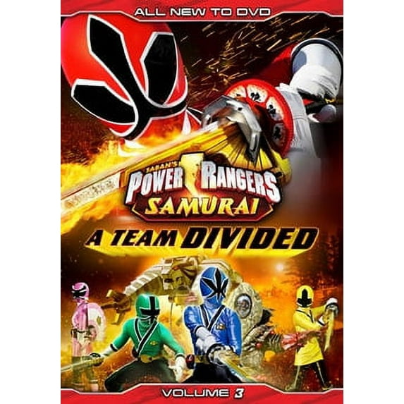 Power Rangers Samurai: A Team Divided Volume 3 (DVD)