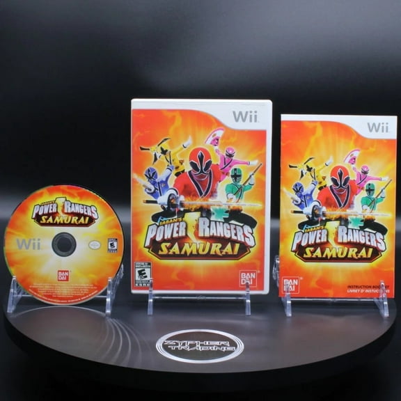 Restored Power Rangers Samurai Nintendo Wii Physical Action & Adventure Video Game