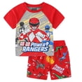 thumbnail image 1 of Power Rangers Short Sleeve T-Shirt and French Terry Shorts Set (Boys), Sizes 4-10, 1 of 7