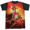 thumbnail image 1 of Power Rangers Skater Unisex Adult Halloween Costume Sublimated T Shirt, 1 of 4