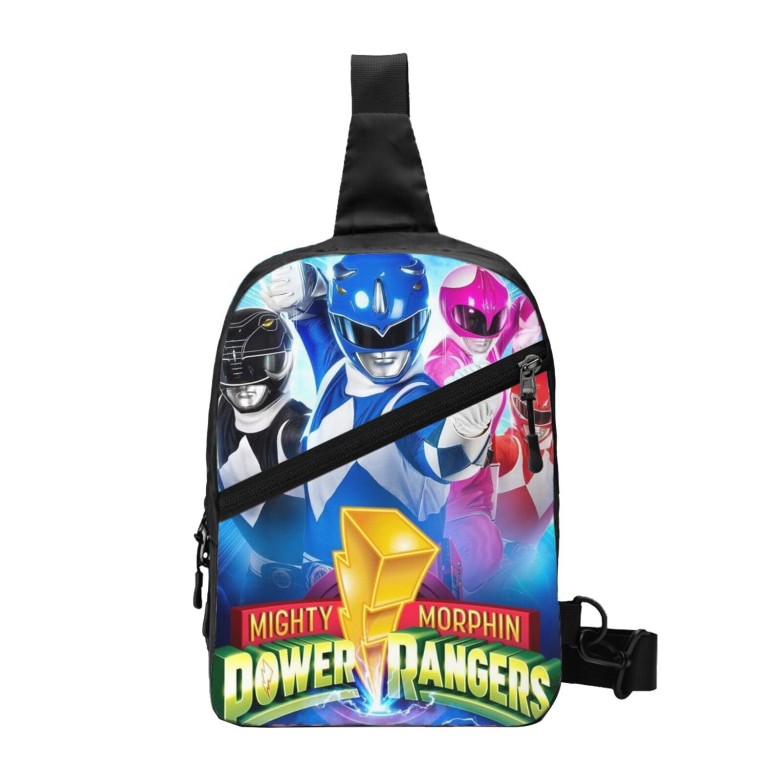 Power Rangers Sling Crossbody Backpack Shoulder Bag Chest Bag Daypack ...