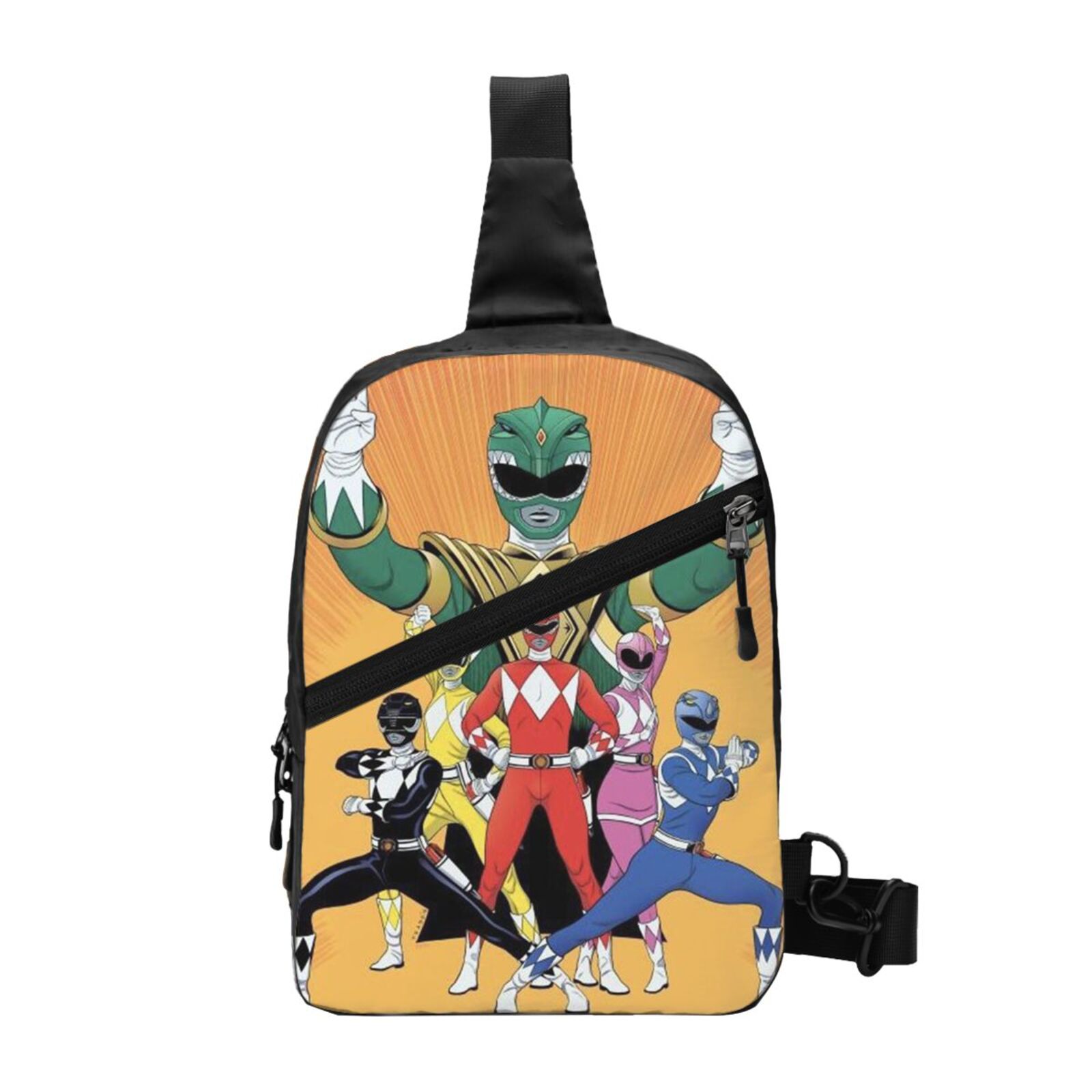 Power Rangers Sling Crossbody Backpack Shoulder Bag Chest Bag Daypack ...