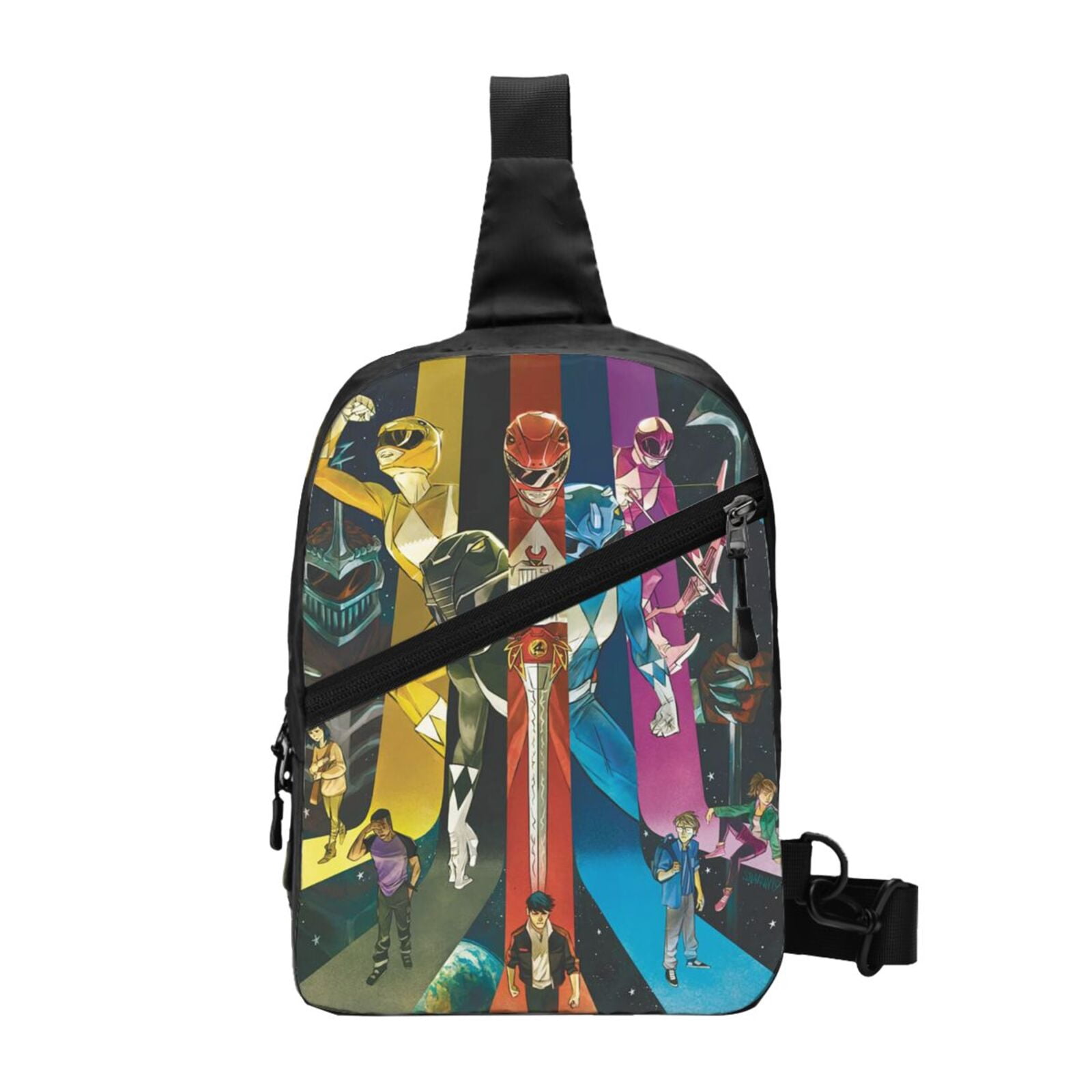 Power Rangers Sling Crossbody Backpack Shoulder Bag Chest Bag Daypack ...