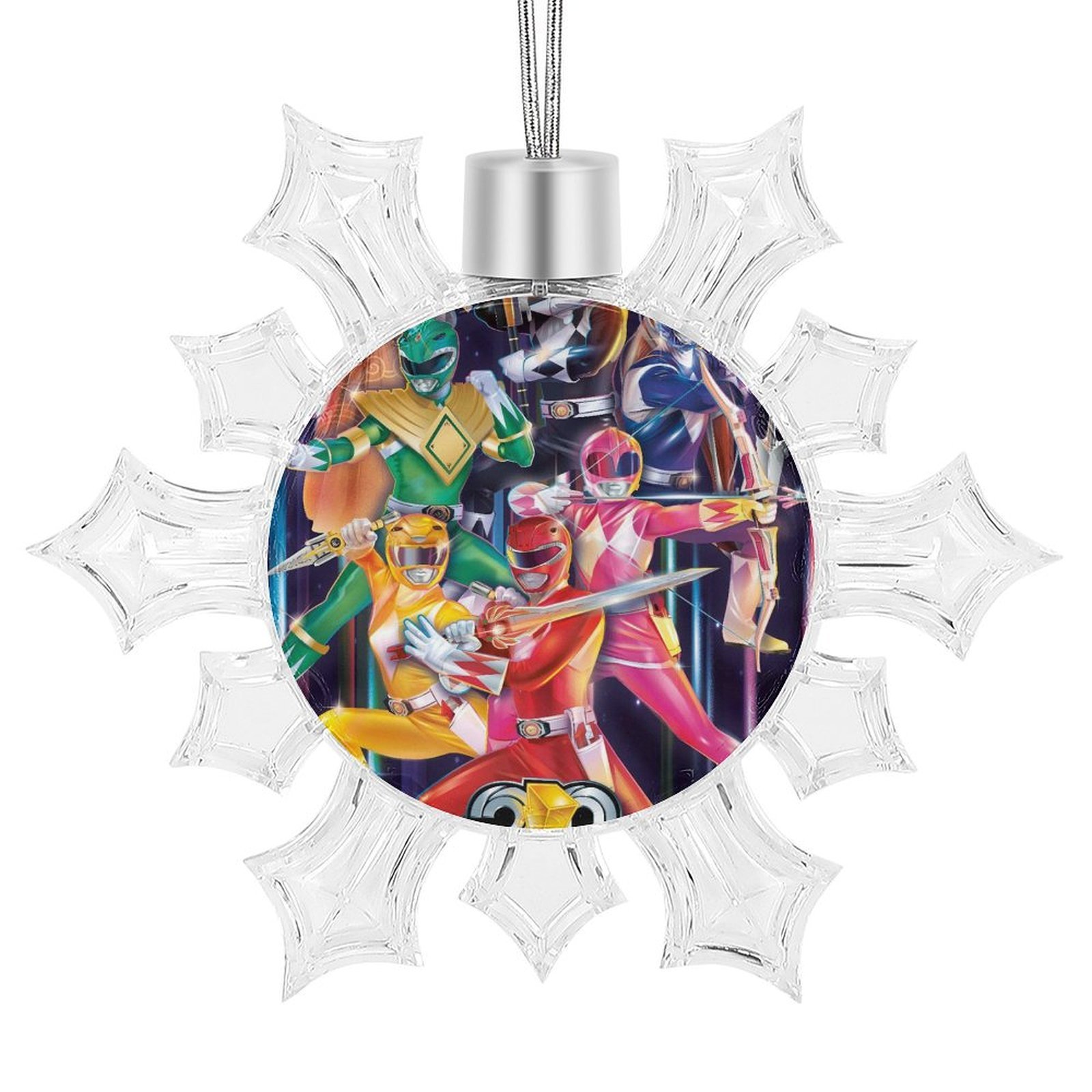 Power Rangers Tree Power Rangers Snowflake Shaped Christmas Decorative Pendant Ornaments ...