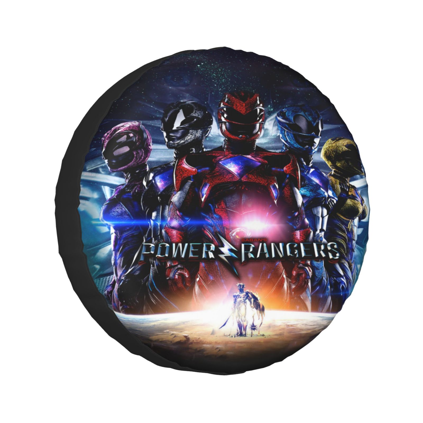 Power Rangers Wheel Power Rangers Spare Tire Cover Dust-Proof Wheel Tire Cover Fit Trailer ...