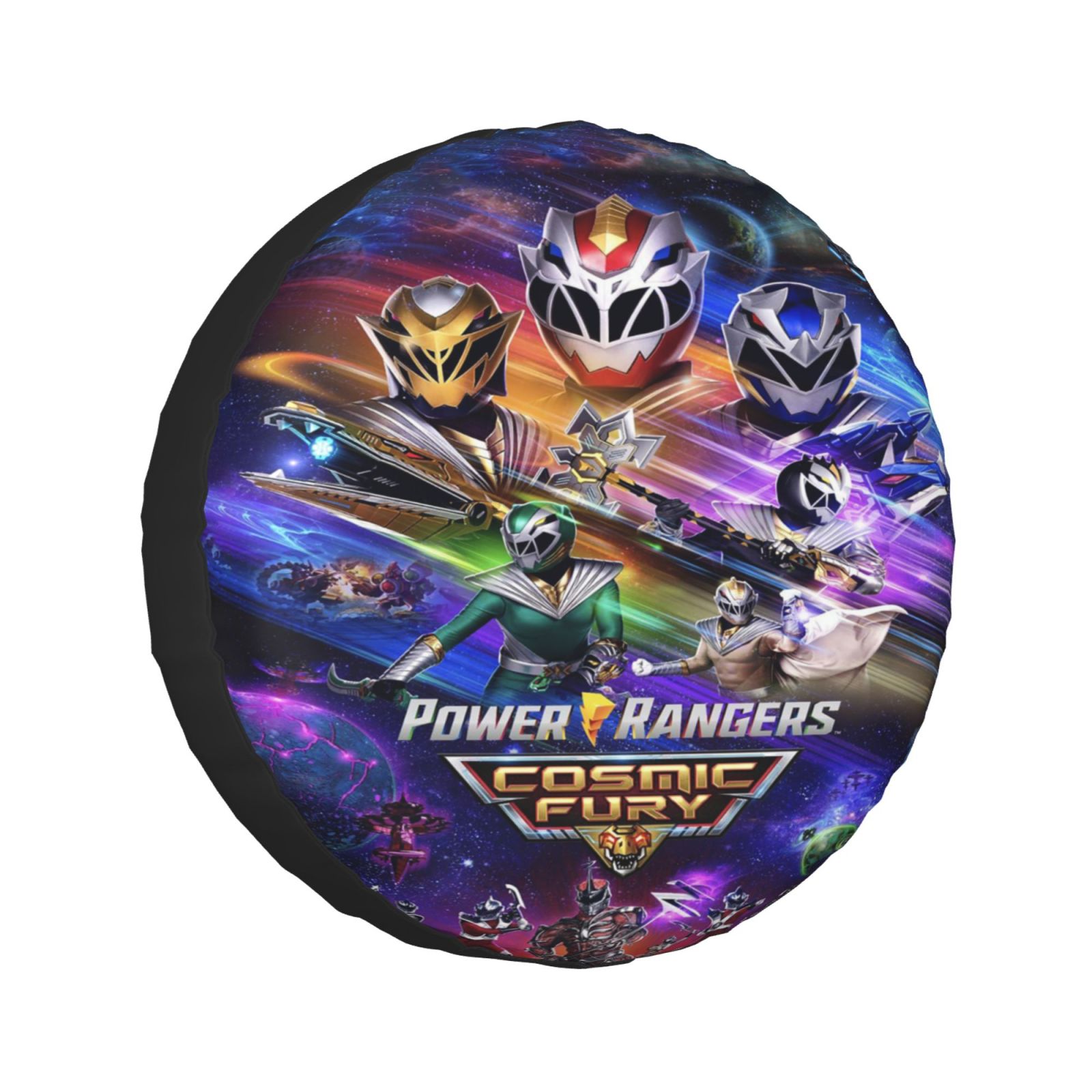 Power Rangers Wheel Power Rangers Spare Tire Cover Dust-Proof Wheel Tire Cover Fit Trailer ...