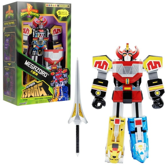 Power Rangers Super Cyborg Megazord Mighty Morphin X-Ray Original Figure Super7