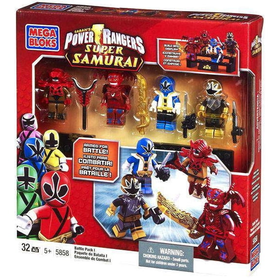Power Rangers Super Samurai Battle Pack I Set Mega Bloks 5858
