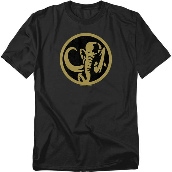 Power Rangers T-Shirt Black Ranger Logo Unisex Graphic Tee for Men & Women