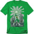 thumbnail image 1 of Power Rangers T-Shirt Green Ranger Deco Unisex Graphic Tee For Men & Women, 1 of 7