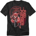Power Rangers Printmaking Power Rangers T-Shirt Red Ranger Unisex Graphic Tee For Men & Women ...