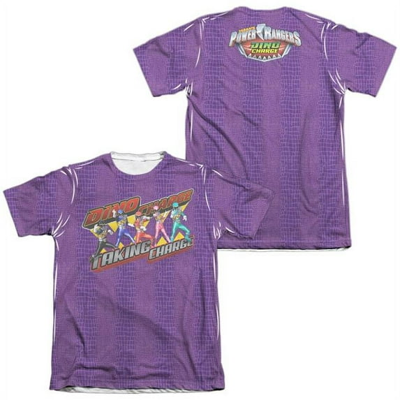 Power Rangers - Taking Charge (Front/Back Print) - Short Sleeve Shirt - Medium