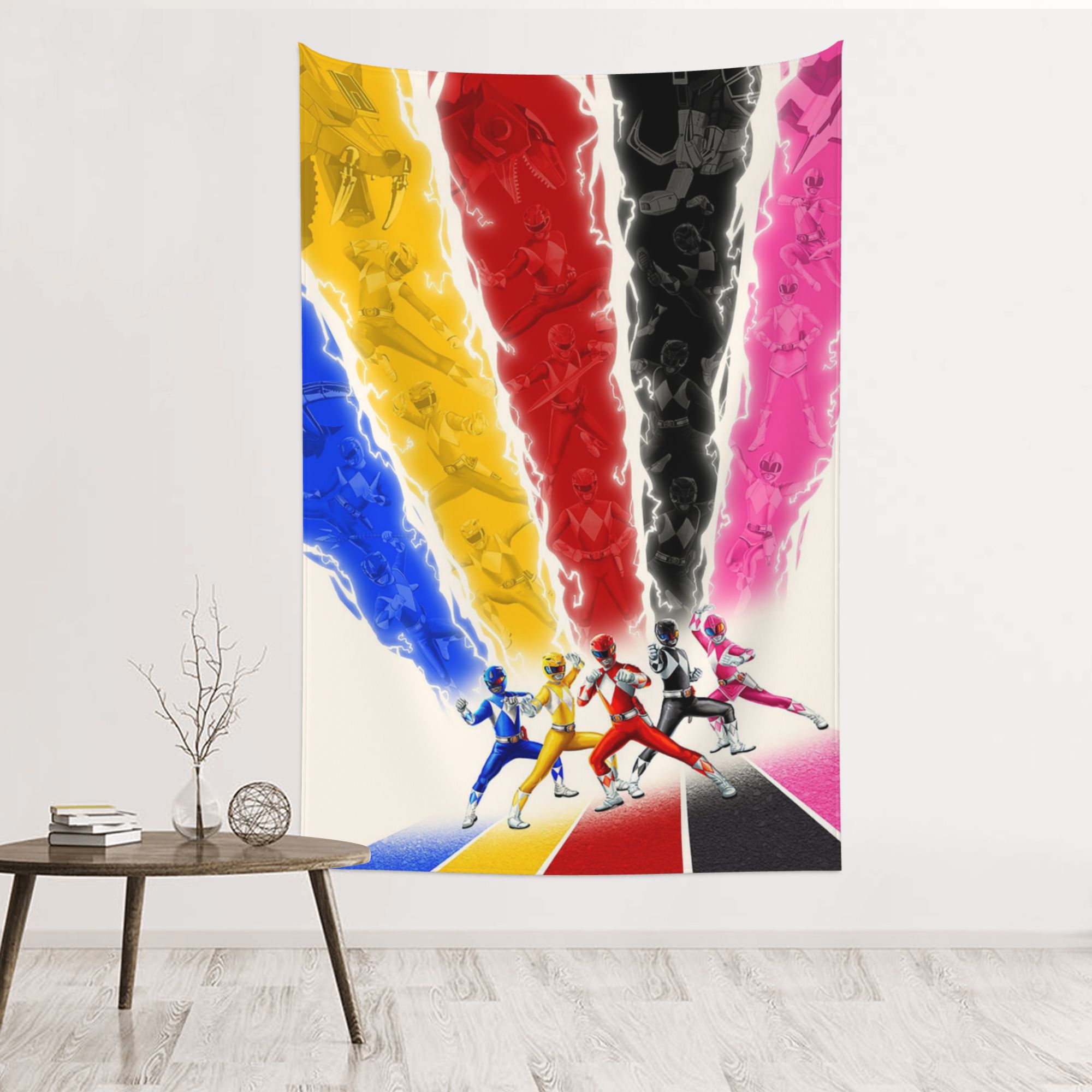 Power Ranger Door Decorations Power Rangers Tapestry Banner 60 X 40 inch Decor Art Tablecloth Wall ...