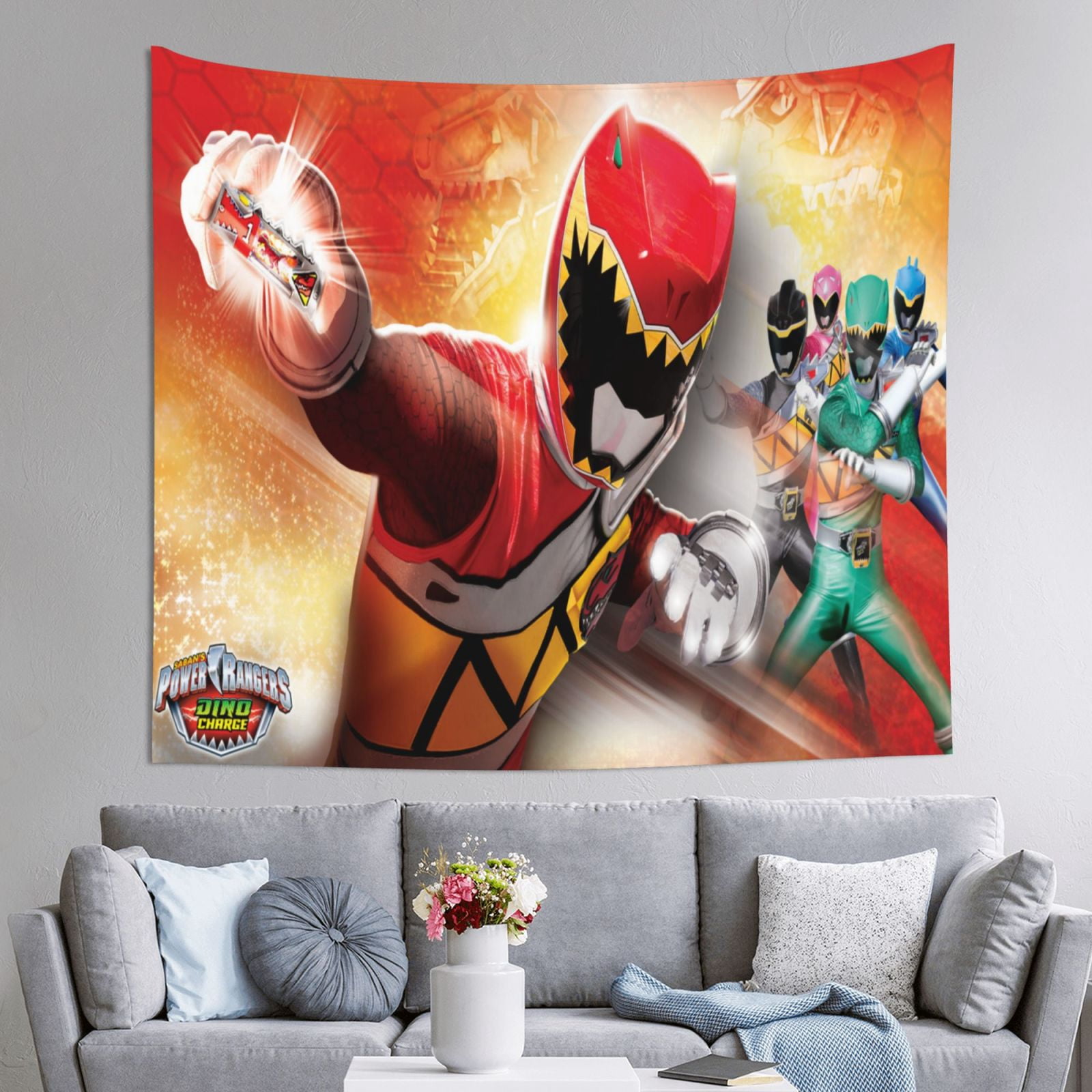Power Ranger Door Decorations Power Rangers Tapestry Wall Hanging Wall Art Decor Wall Tapestry For ...