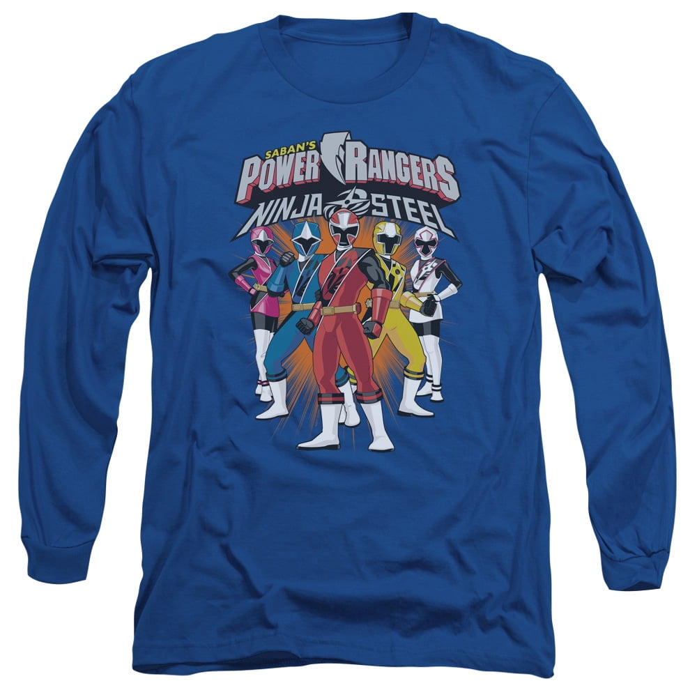 Power Rangers - Team Lineup - Long Sleeve Shirt - X-Large - Walmart.com