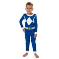 thumbnail image 1 of Power Rangers Toddler Kids' Mighty Morphin Ranger Character Tight Fit Long Sleeve and Pant Pajama Set Sleepwear, 1 of 6