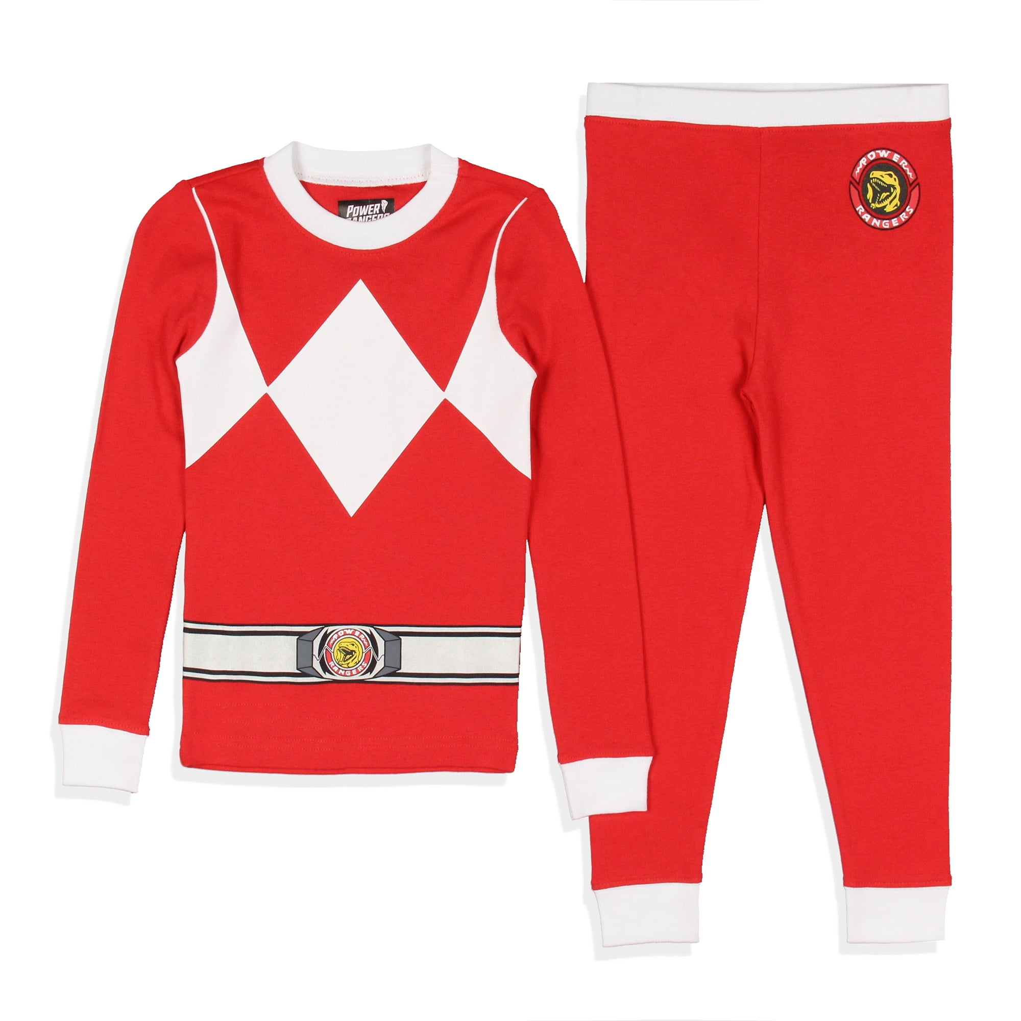 Unisex Power Rangers Toddler PJS Outfit Character Costume Sleep Set Walmart