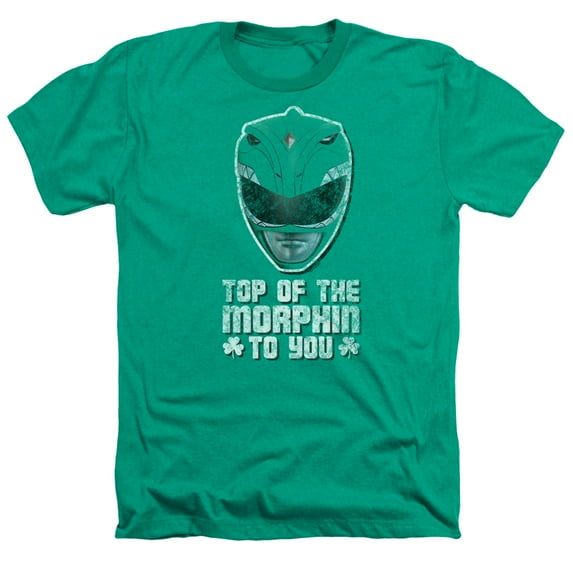 Power Rangers - Top Of The Morphin To You - Heather Short Sleeve Shirt - Large