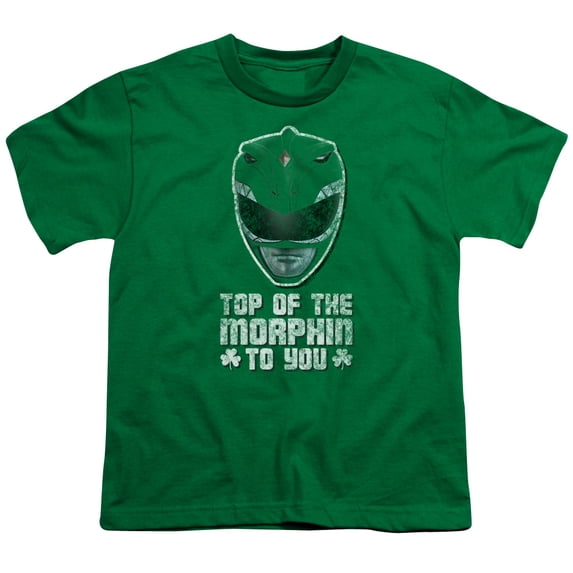 Power Rangers - Top Of The Morphin To You - Youth Short Sleeve Shirt - X-Large