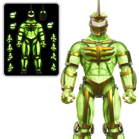 Power Rangers Ultimates Lord Zedd Imperial Gold Glow Figure