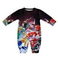 thumbnail image 1 of Power Rangers Unisex Baby Boy Girl Rompers Long Sleeve Infant Jumpsuits Babies' Outfits Fall Winter Clothes 6-9M, 1 of 5