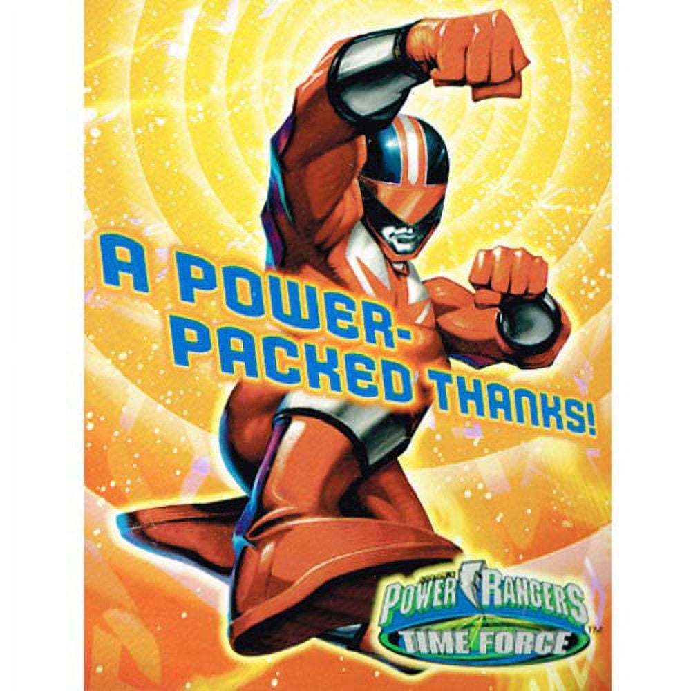 Power Rangers Vintage 2001 'Time Force' Thank You Notes w/ Envelopes ...
