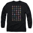 thumbnail image 1 of Power Rangers Visual Timeline Long Sleeve Adult 18/1 T-Shirt Black, 1 of 2