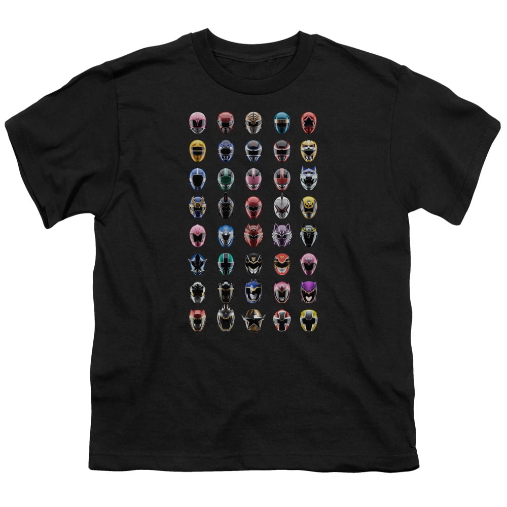 Power Rangers Visual Timeline Youth 18/1 T-Shirt Black - Walmart.com