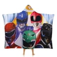 thumbnail image 1 of Power Rangers Wearable Blanket Cloak Arctic Velvet Hooded Blanket Soft Fuzzy Hoodie Blanket Cape for Adults Kids 40"x50", 1 of 8
