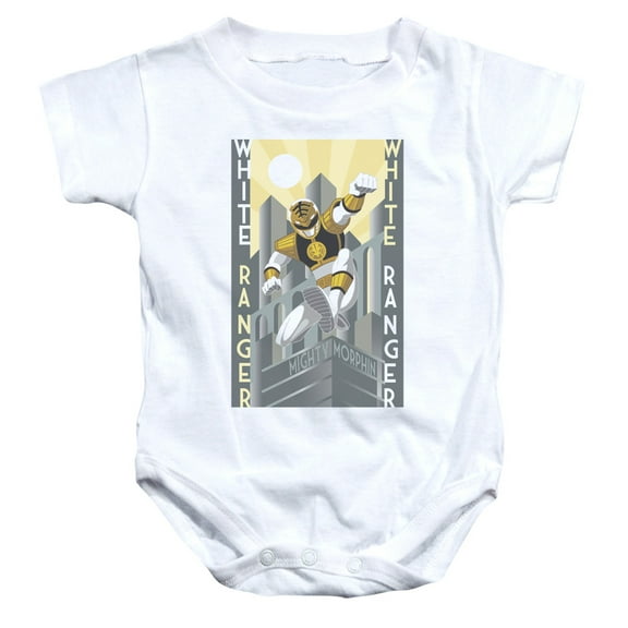 Power Rangers - White Ranger Deco - Infant Snapsuit - 18 Month