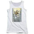 thumbnail image 1 of Power Rangers White Ranger Deco Junior Women's Tank Top White, 1 of 1