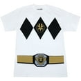 thumbnail image 1 of Power Rangers White Ranger with Belt Costume T-Shirt, 1 of 1