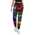 thumbnail image 1 of Power Rangers Women's Jogger Track Pants Print Drawstring Lounge Sweatpants Casual Trousers for Yoga, Workout L, 1 of 7