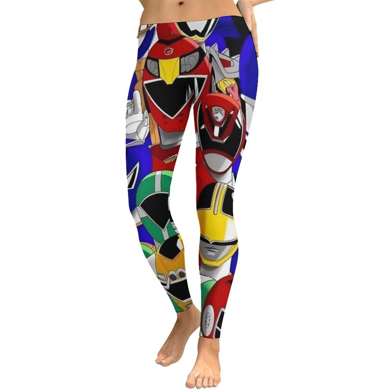 Power Ranger Pants Power Rangers Women's Yoga Pants High Waisted Tummy Control Non See ...