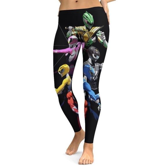Power Rangers Womens Lounge Legging Soft Workout Athletic Running Yoga Pants Yoga Leggings 2XL